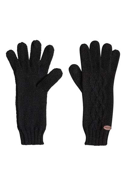 Roxy Reef Breaks - Nero Donna Moda Guanti (O2761)